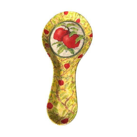 Keller Charles Philadelphia Apple Melamine Spoon Rest - Picture 1 of 8